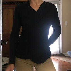 Elm Design folded ruched crossover long sleeve